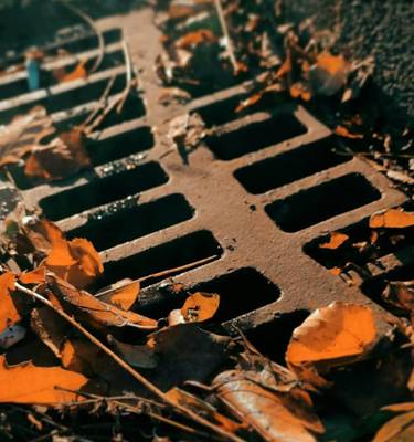 what causes blockages in outdoor drains