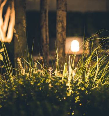 Outdoor lighting for security in Summer