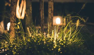 Outdoor lighting for security in Summer